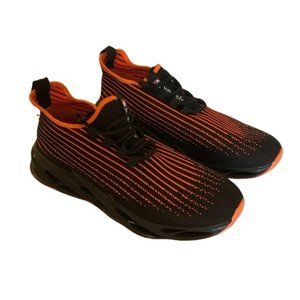 Southpole men’s sneakers black orange stripes size 9.5 shoes